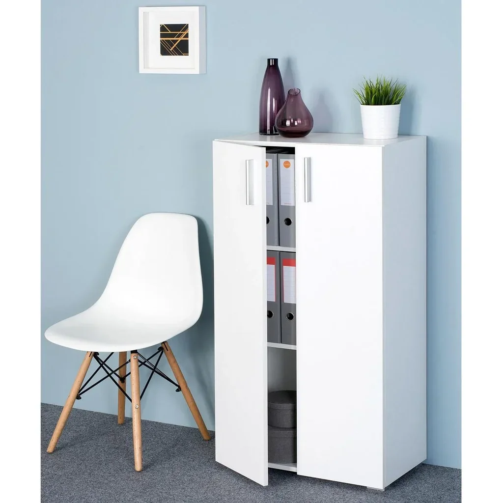 Multifunktionsschrank weiß - 3 Fächer