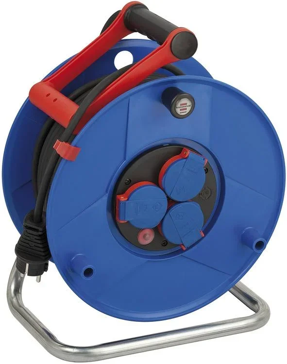 Kabeltrommel Garant IP44, Durchmesser 290mm, Spezialkunststoff,3 x 230V Steckdose, 50m