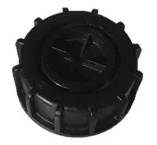 Überwurfmutter, komplett, 2'', Schwarz