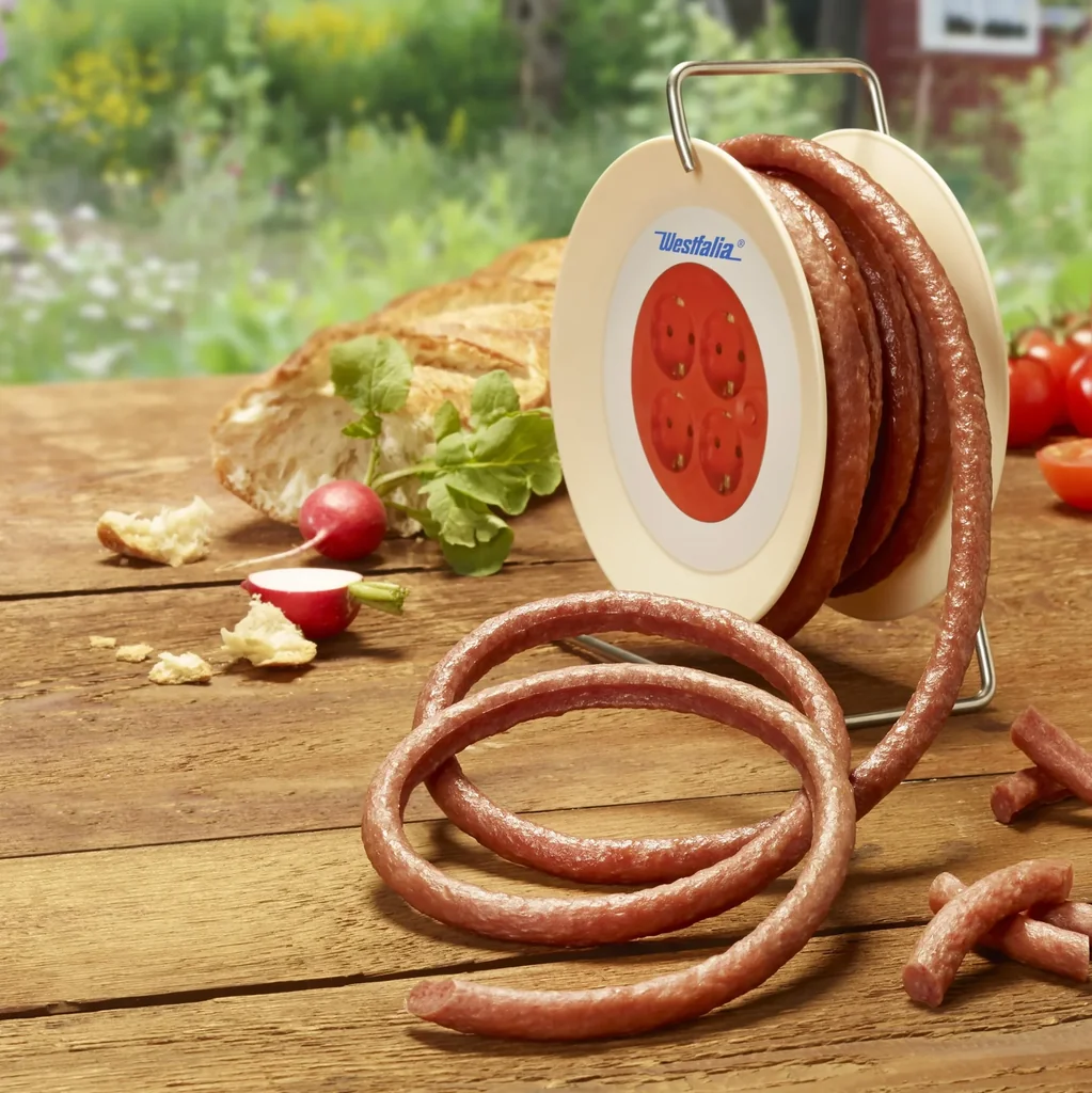 Snackwurst auf Kabeltrommel