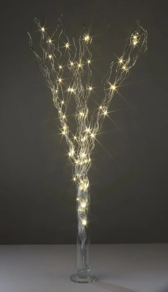 Silberdrahtgebinde, 100 cm