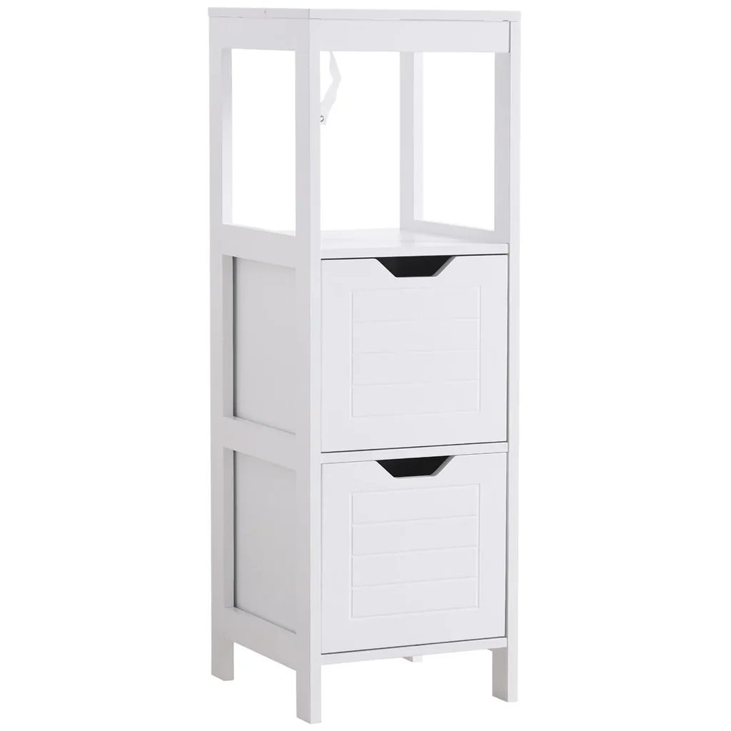 Schrank mit 2 Schubladen und 1 offenem Regal