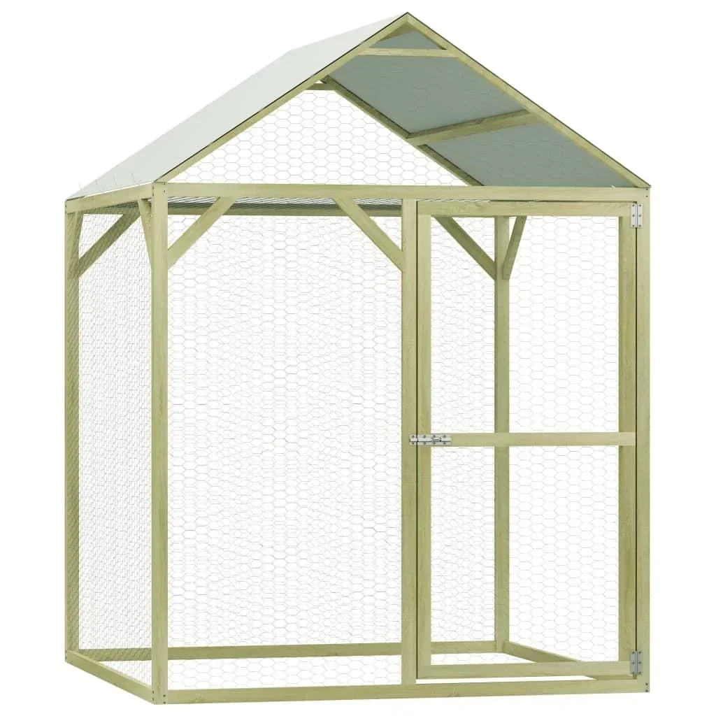 Hühnerstall 1,5x1,5x2 m imprägniert