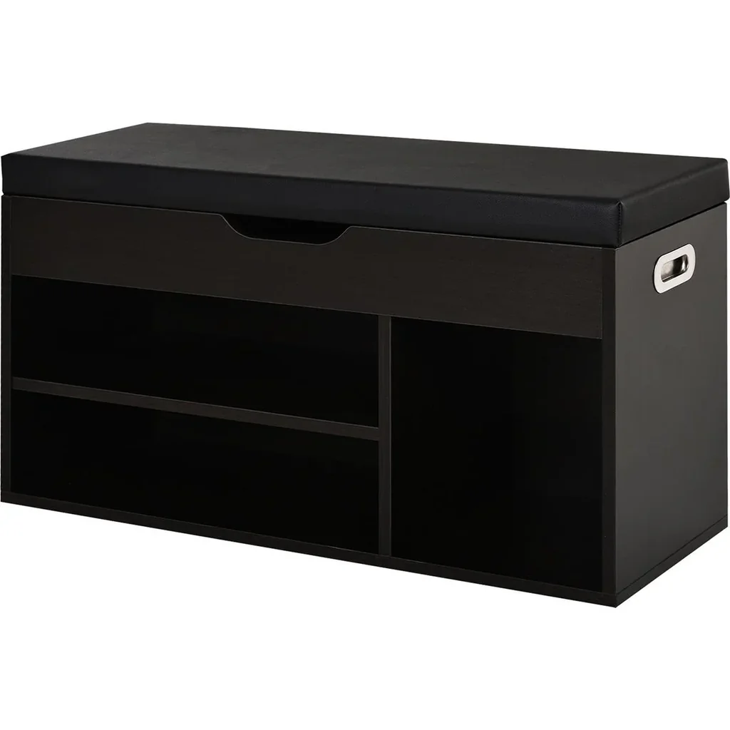 Fußschemel, schwarz