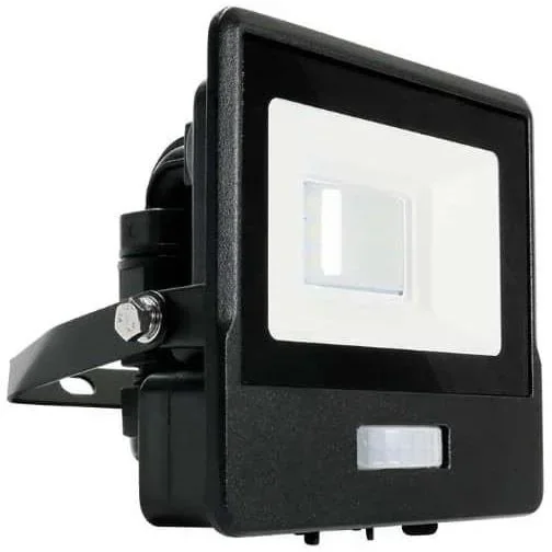 VT-128S LED-Flutlicht mit Sensor - 20 W - 1510 Lm - 6500K - Schwarz