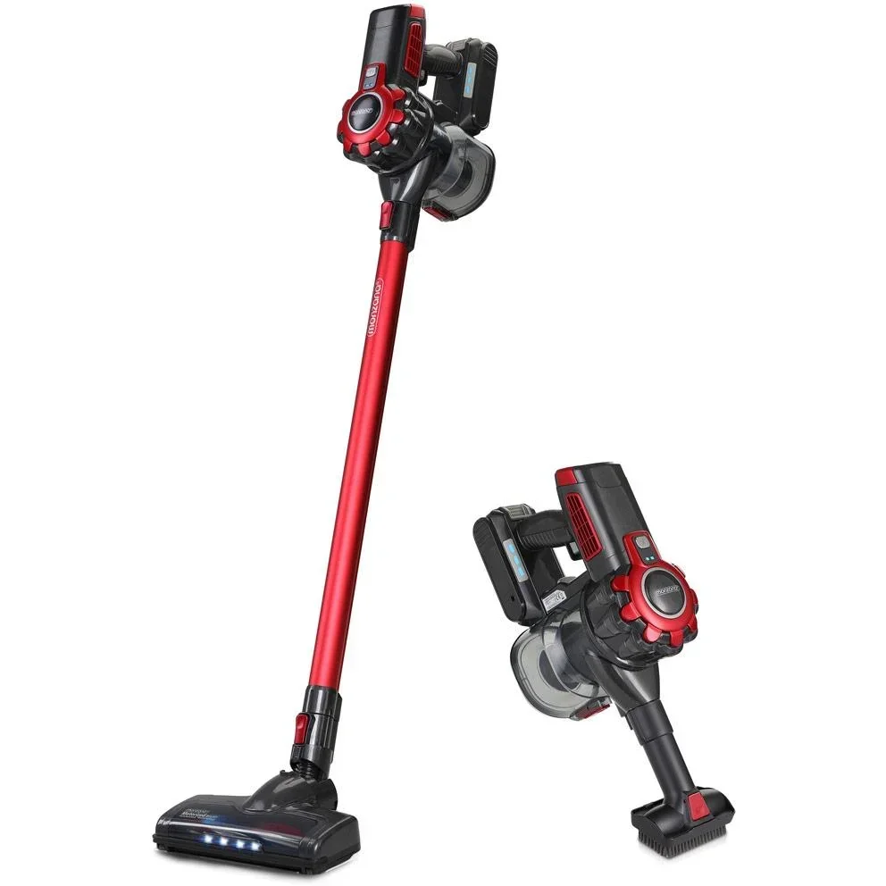 Elektrostaubsauger - Cordless all in 1 Inklusive Dockingstation etc. auf Akku MZ5 Grau/Rot