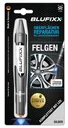 Felgen-Reparaturstift 5 g - inklusive blauem LED-Licht - silber
