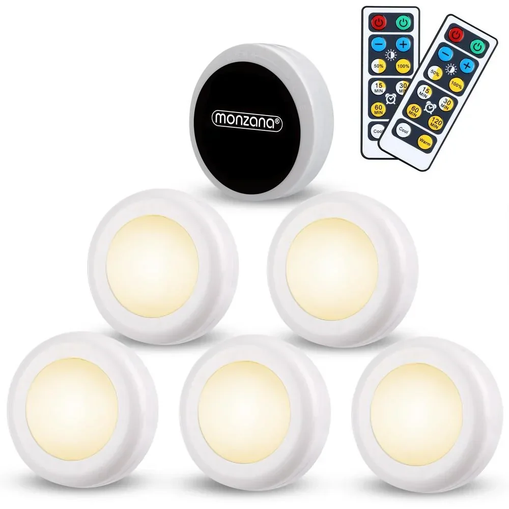 LED-Lampe 6er-Set Skab White mit Fernbedienung