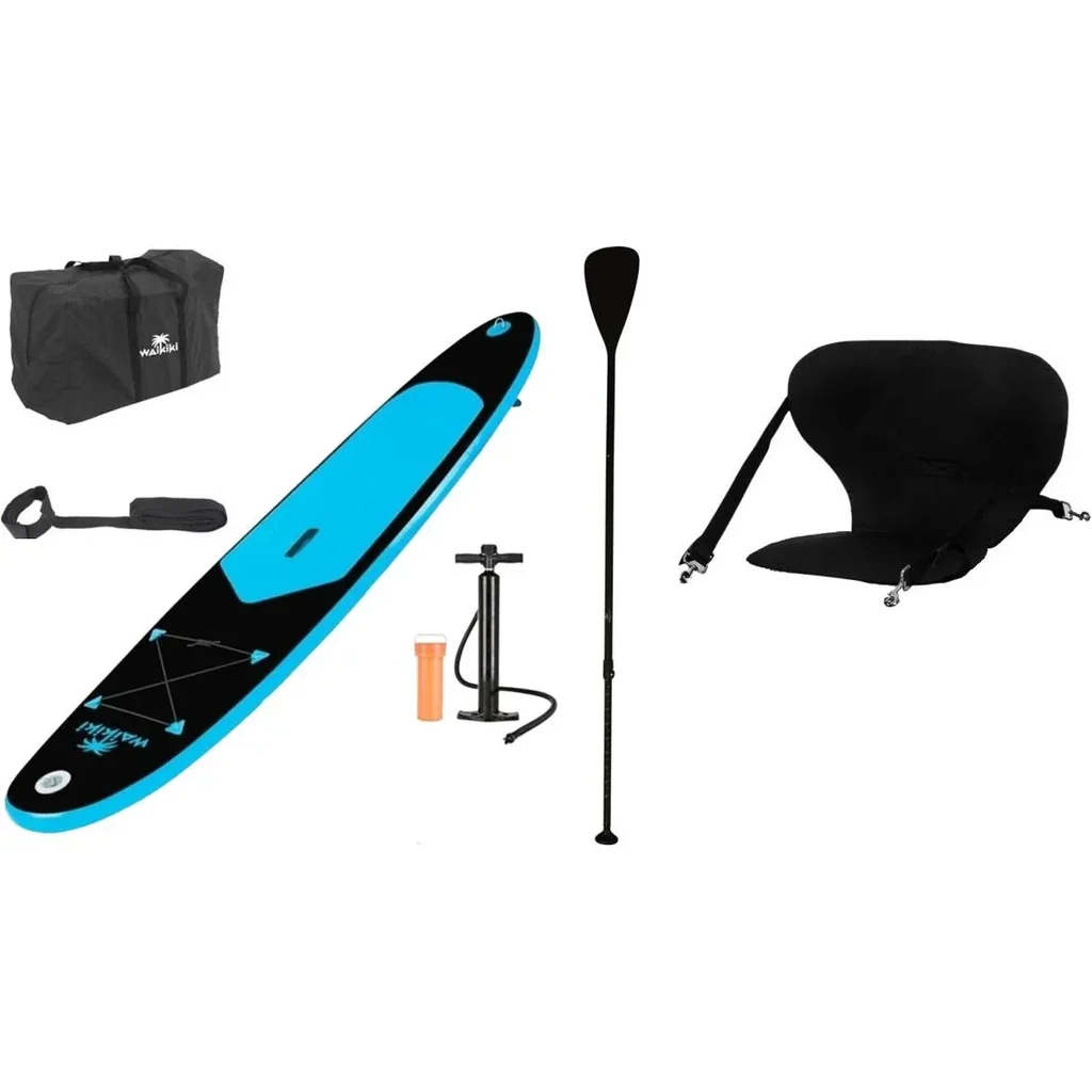 Pacific Special Edition Sup board set mit FREE SUP Chair - 285 cm - Bis zu 100kg - Blau