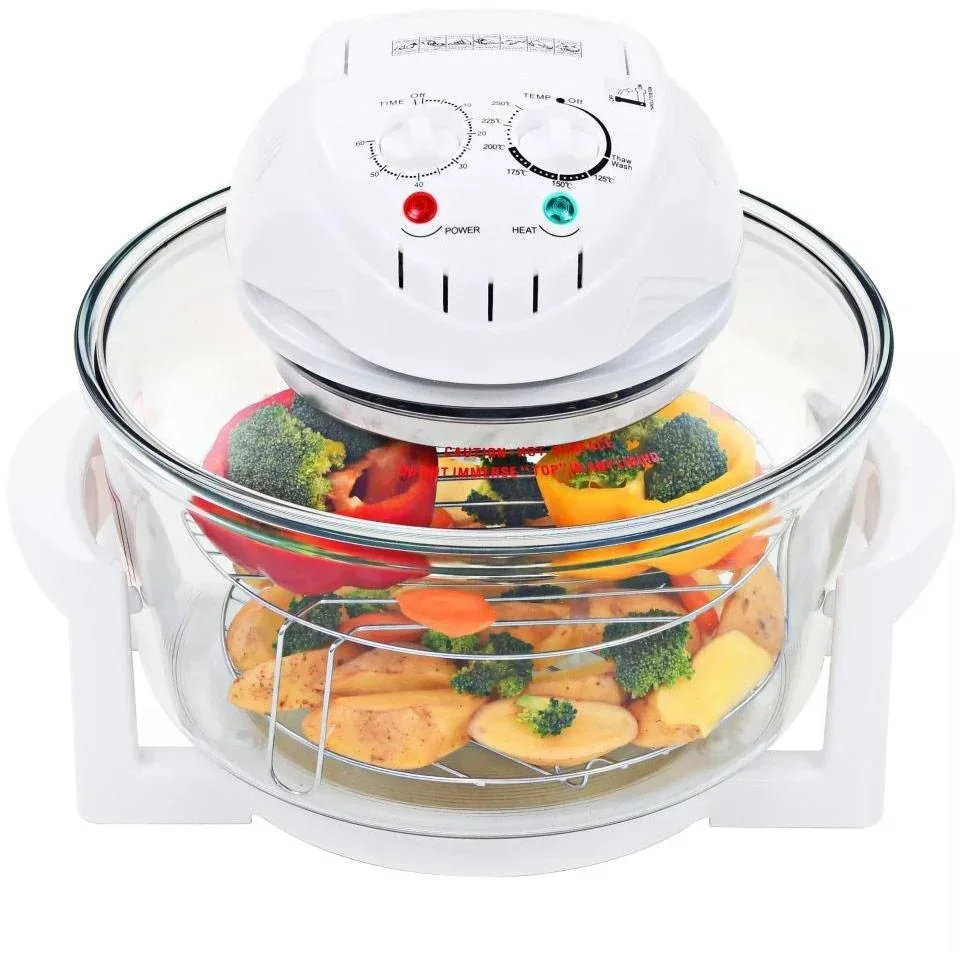 Halogen-Heißluftofen mit Spreizring 1400 W 17 L