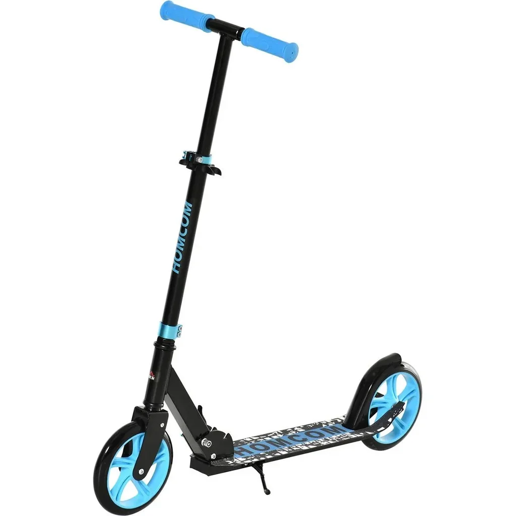 Kinderscooter klappbar Kickscooter mit Hinterbremsen für 14+ Jugend Tretroller höheverstellbar Räder 200 mm bis 100 kg b
