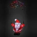 Weihnachtsfigur - 20CM MIT Lichtern Weihnachtsmann mit Fallschirm