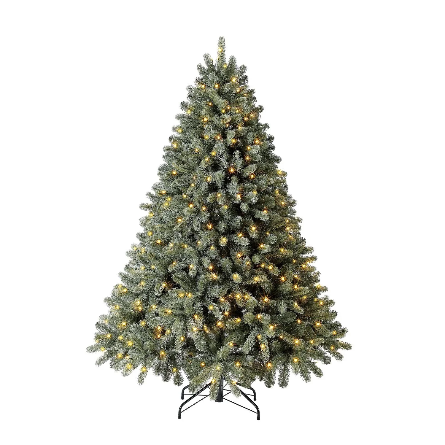 Evergreen Künstlicher Weihnachtsbaum Vermont Fichte inklusive Lichterkette 180 cm Grün