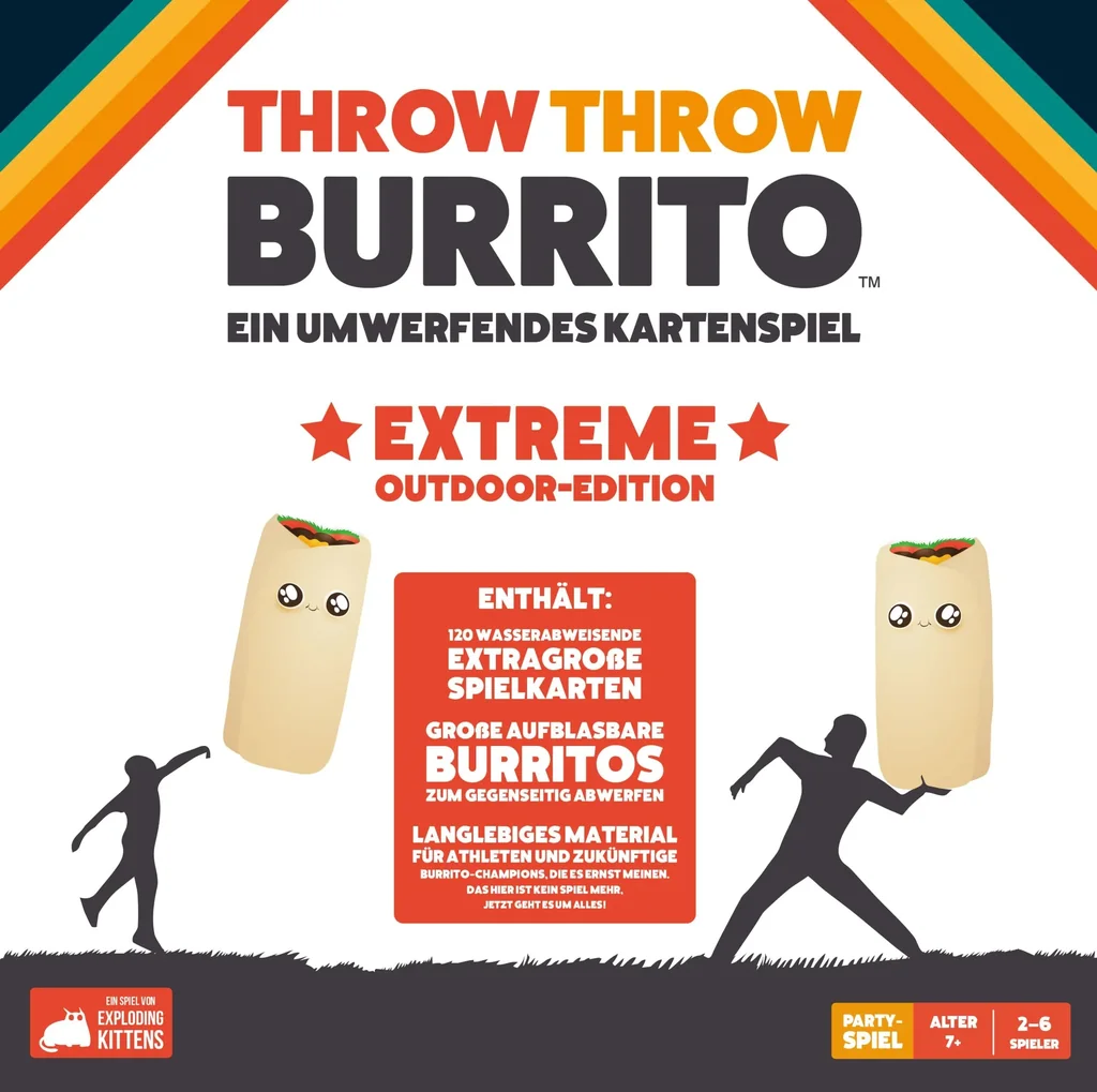 Gesellschaftsspiel Throw Throw Burrito: Extreme Outdoor-Edition