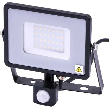 VT-30-S-Z LED-Scheinwerfer mit Sensor - 30 W - 2400 Lm - 4000K - schwarz