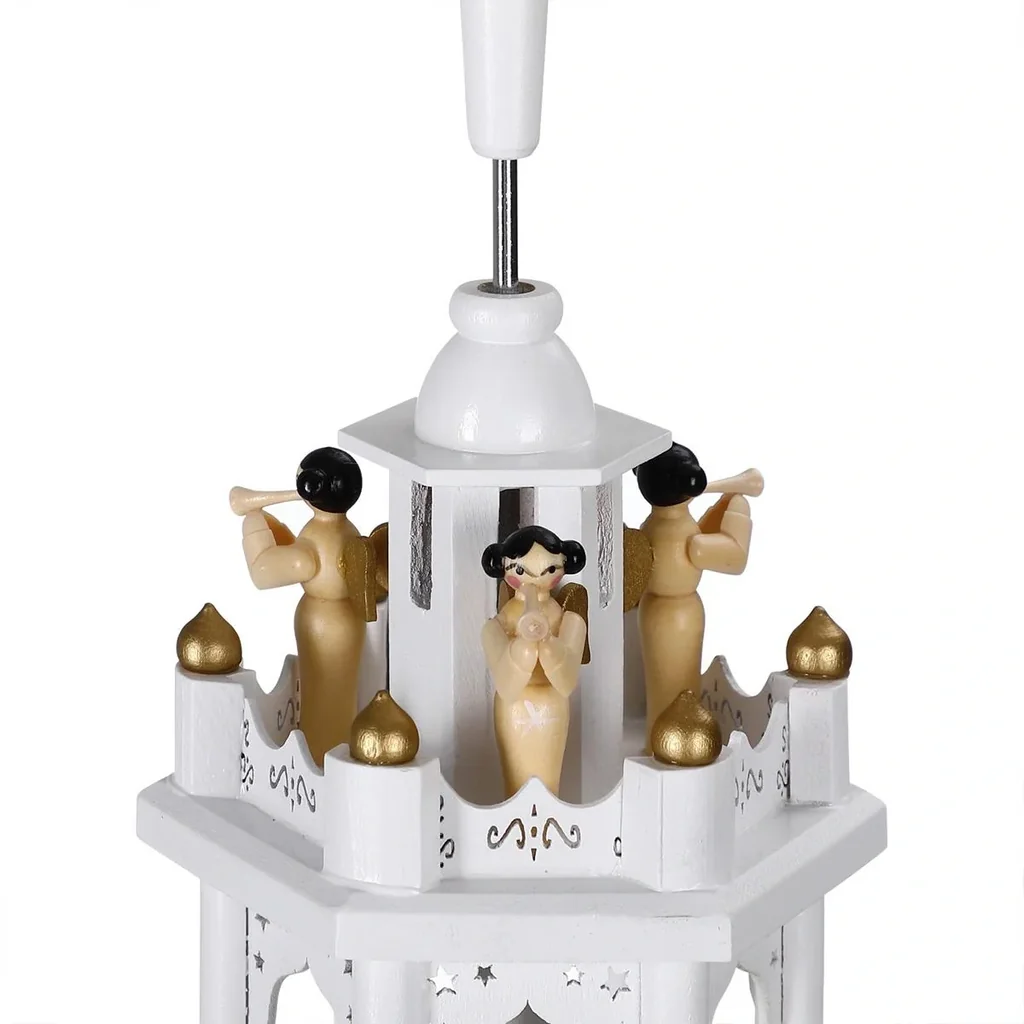 Weihnachtspyramide XL Weiß