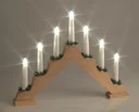 Holz Weihnachtsbogen mit LED Beleuchtung