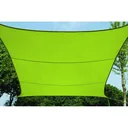sonnensegel - rechteckig - 4 x 3 m - lime grün