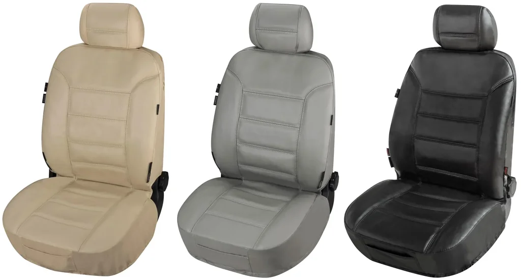 Autositzbezug Billy aus echtem Leder beige ZIPP-IT