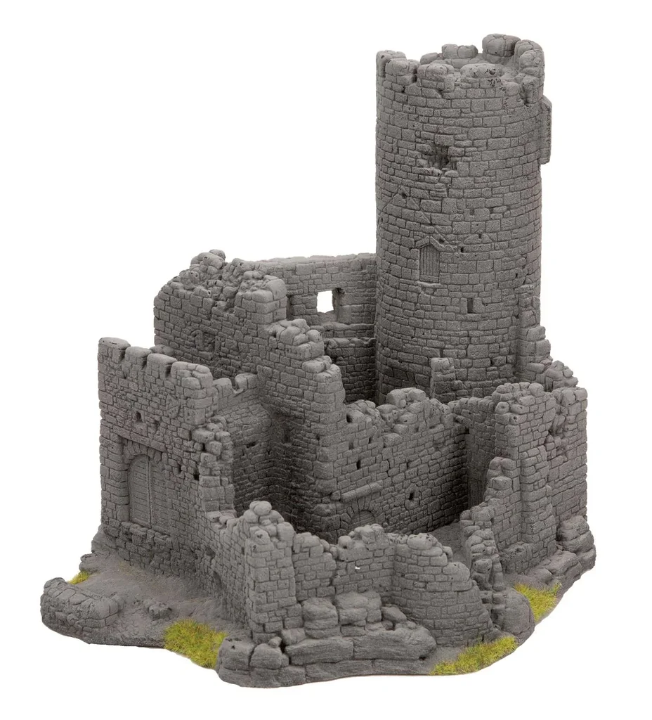 Burgruine, 20 x 16,3 cm, 16,5 cm hoch