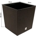 Blumentopf Rato Low Umbra mit Blumentopf 64L 39x39x40,5cm