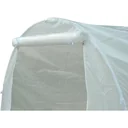 Foliengewächshaus 4,5x2x2m 6 Seitenfenster weiß