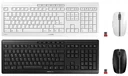 Kabelloses Tastatur-Maus-Set STREAM DESKTOP grau