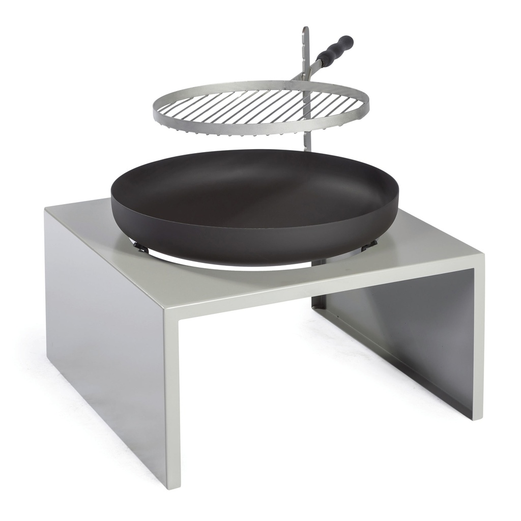 Feuerschale Moderne, mit Grillrost