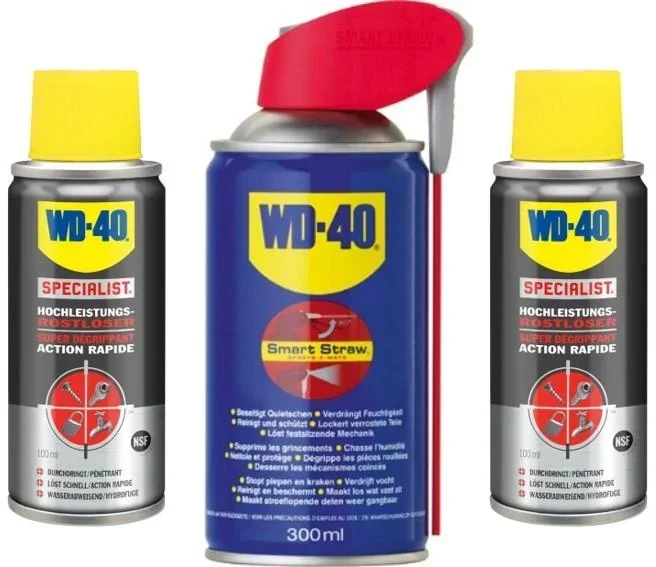 WD40 Universalspray Smartstraw, 300 ml inkl. 2 Rostlöser, 100 ml