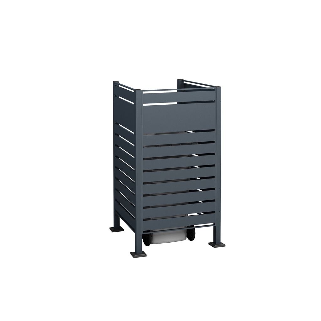 Westmann Mülltonnenverkleidung Planum 1er 150 cm anthrazit (1× 240 L)