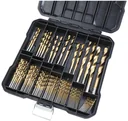 100-teiliges Titan HSS Bohrer Sortiment inklusive 100 ml Rostlöser gratis