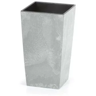 Blumentopf Concrete Design 26L Grau, 26,5 x 26,5 x 50 cm