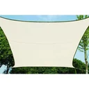 sonnensegel - rechteckig - 2 x 3 m - cremeweiß
