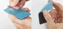 Vakuum Pad, Klett und Velour