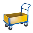 Transportwagen mit 4 Holzwänden