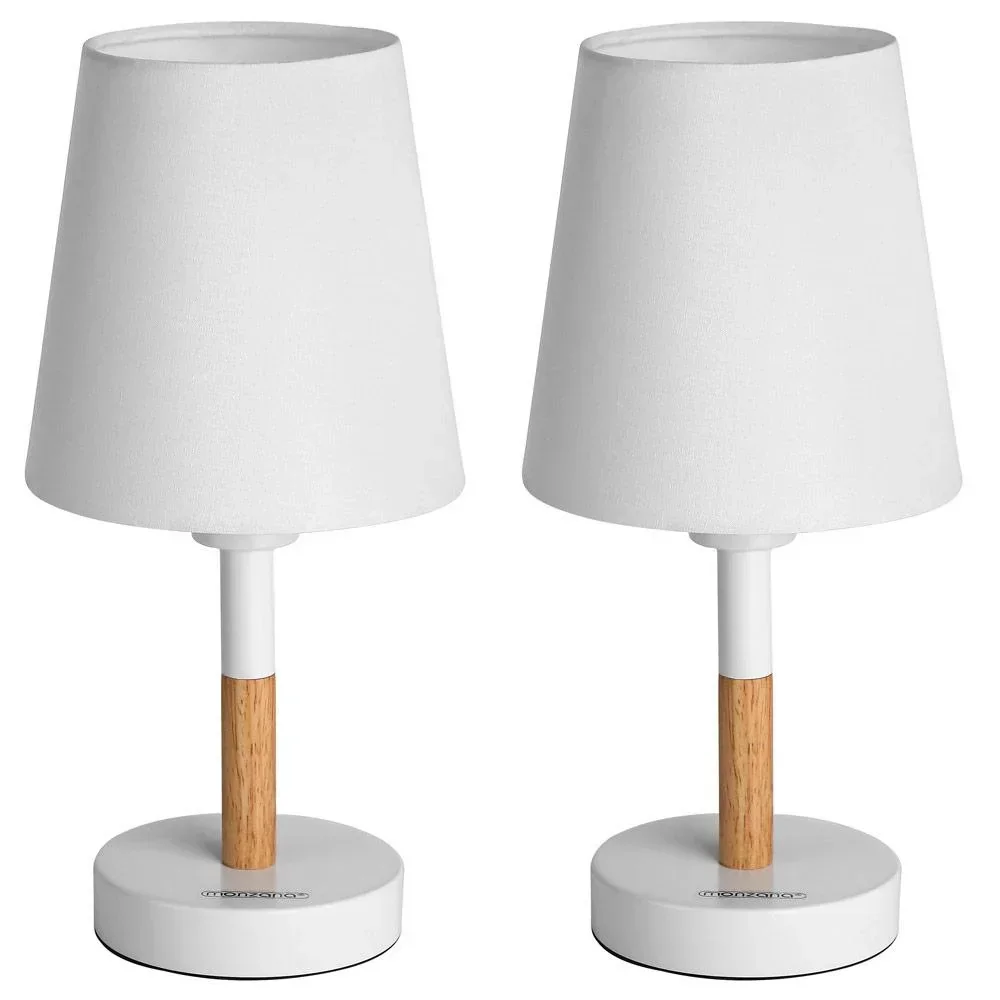 Tischlampen-Set 2-teilig Daisy weiß