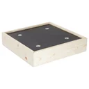 Multi Roller MR 0060, 38 x 38 x 10 cm, harte Rollen Ø 63 mm, Platte Multiplex Maxigrip FSC®, Tragkraft 200 kg