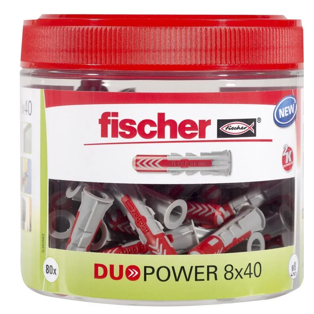 Dübel, DUOPOWER 8 x 40, Runddose