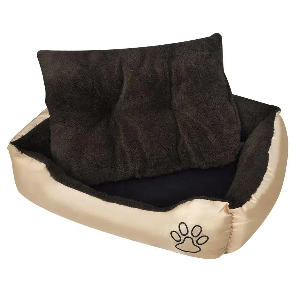 Hundebett mit Kissen M