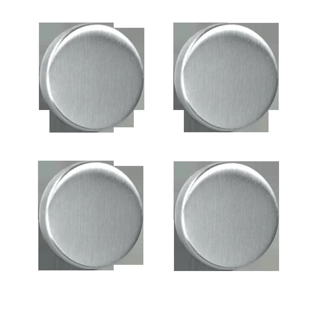 Magnete, rund, Inox, 3 cm, 4er-Set