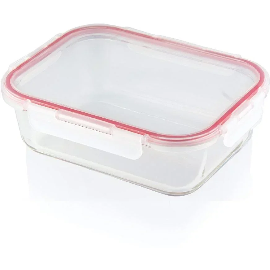 Mehrzer - Frischebox - 2260ml - rechteckig - Bake-and-Lock - Rot