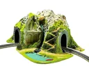 Ecktunnel, 1-gleisig, gebogen, 41 x 37 cm, 22 cm hoch, Durchfahrtshöhe 9,3 cm, Geeignet für R1 oder R2