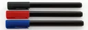 Universal-Marker, Stifte, Rot, Blau, Schwarz, 3-teilig