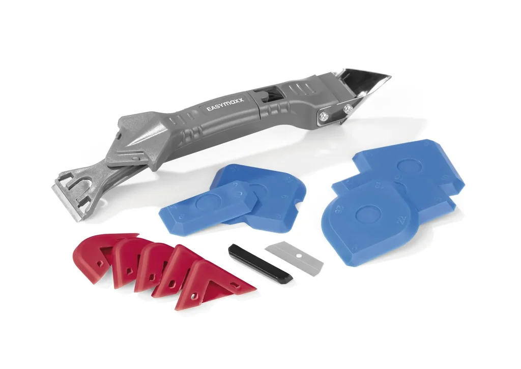 Silikonentferner 5 in 1, 20 cm grau/rot