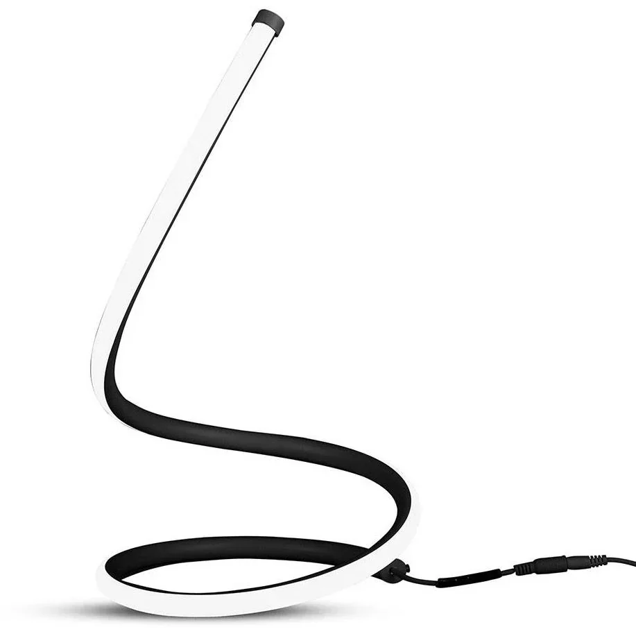 VT-7312 LED-Design-Tischleuchte - 17W - 1300 Lumen - 3000K - Schwarz