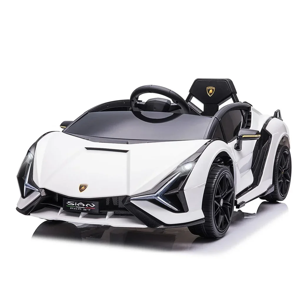 Kinderfahrzeug 2 Fahrmodi SIAN SUV-Auto-Spielzeug Elektroauto mit Fernbedienung extra breiten Reifen Musik(MP3/USB) Lich