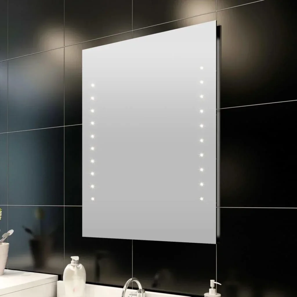 Badezimmerspiegel mit LEDs 50x60 cm