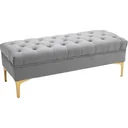 Polsterbank blau/gold