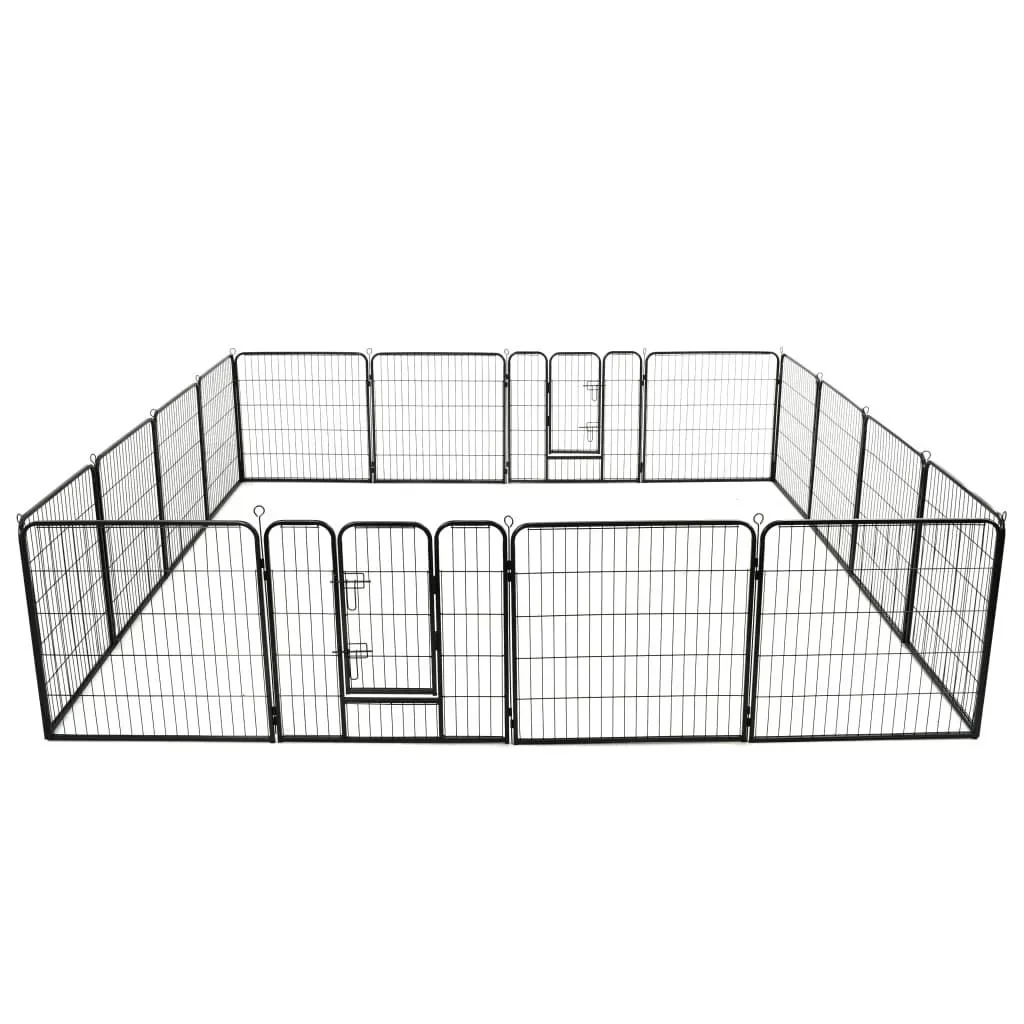 Hundeauslauf 16 Platten 80x80 cm