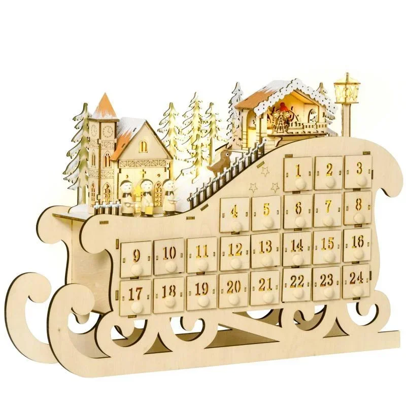 Adventskalender, Weihnachtskalender, Adventskalenderbox | Aosom.de